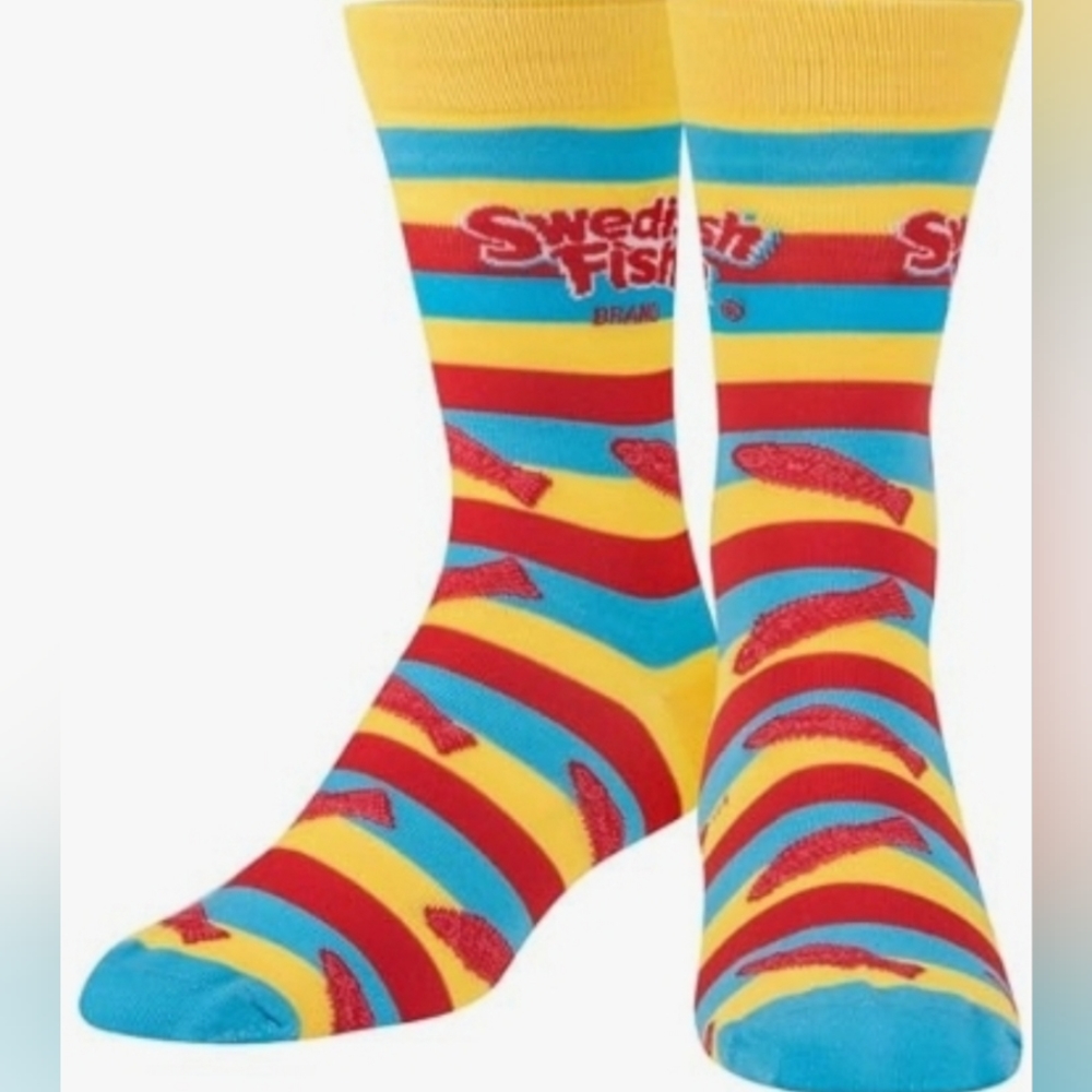Swedish Fish socks